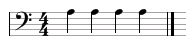 key signature base clef